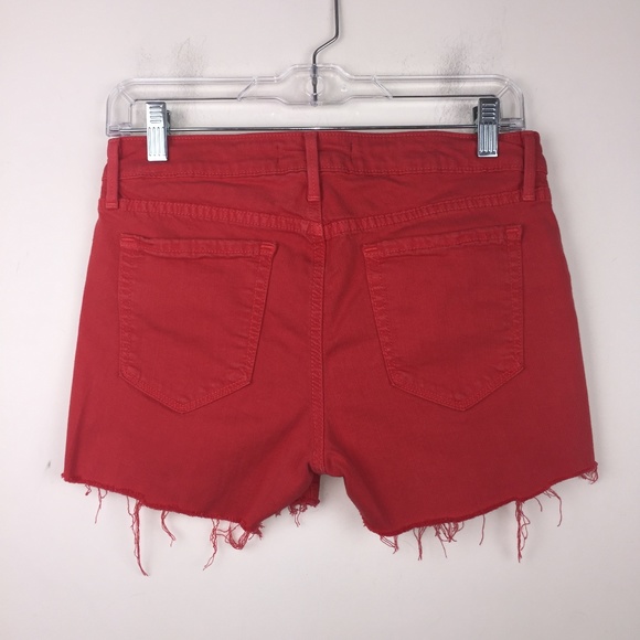 Just USA Juniors 11 Dark Salmon Orange Shorts - Picture 4 of 8